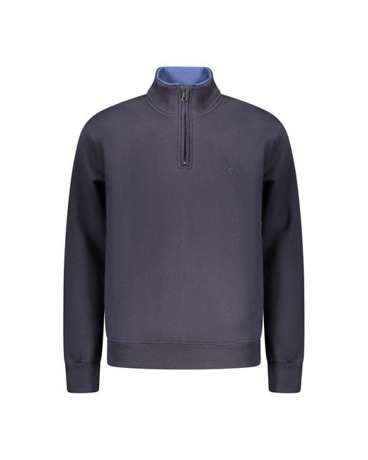 COVERI MOVING Blue Cotton Men Sweatshirt for men