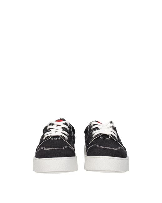 AMI Black Lowtop Casual Sneakers for men