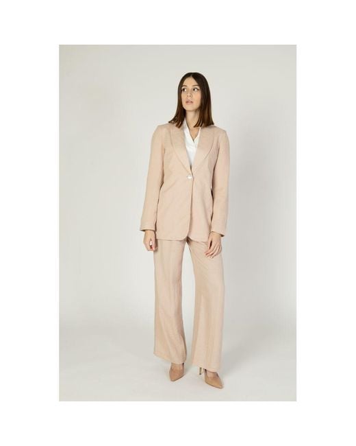 Vero Moda Natural Pink Viscose Blazer
