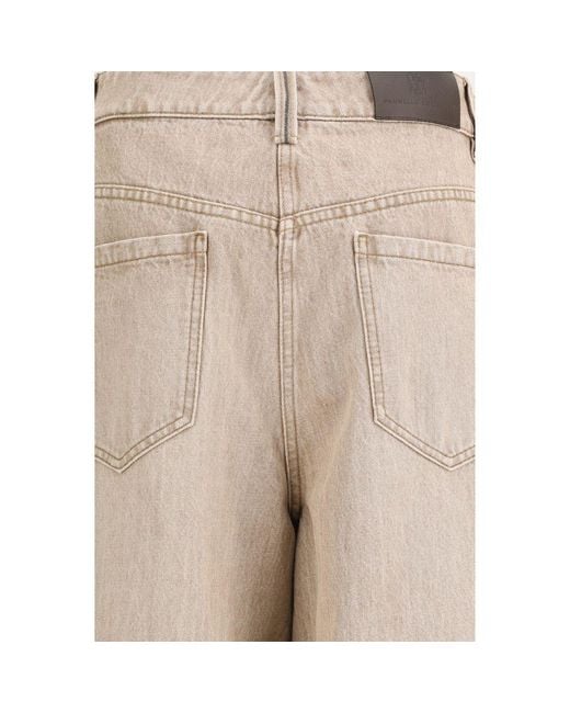 Brunello Cucinelli Natural Beige Cotton Jeans Denim