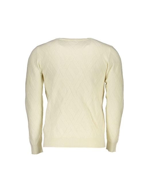 Guess Natural Chic Contrast Crew Neck Sweater for men