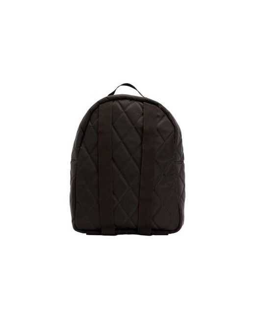 Barbour Black Green Polyamide Backpack