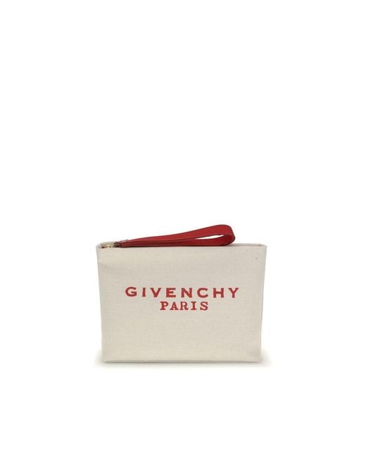 Givenchy White Clutches