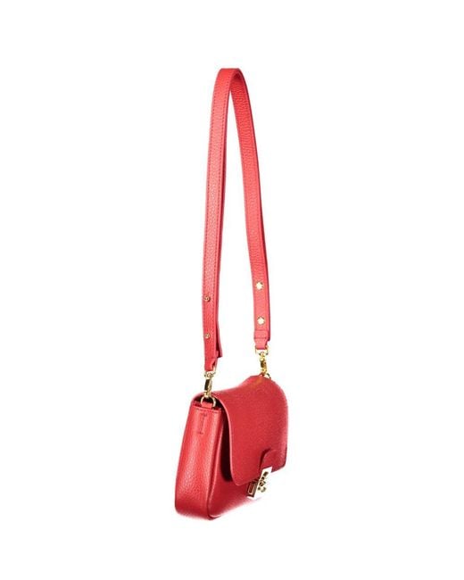 Coccinelle Red Leather Handbag