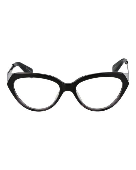 Yohji Yamamoto Black Acetate Glasses (Frames)