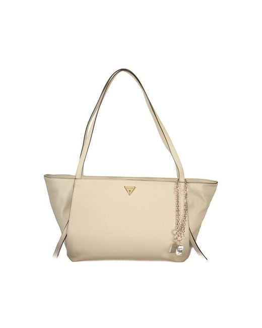 Guess Natural Beige Polyurethane 's Bag