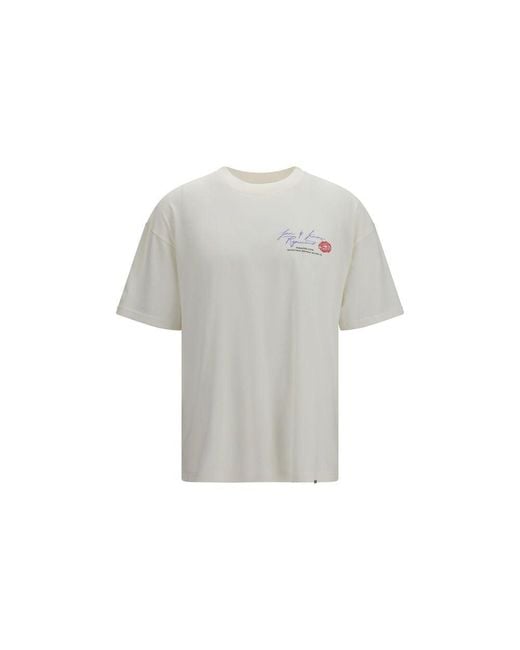 Represent Gray White Cotton T for men
