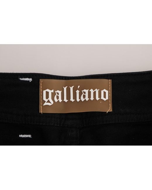 John Galliano Blue Wash Cotton Stretch Regular Fit Jeans