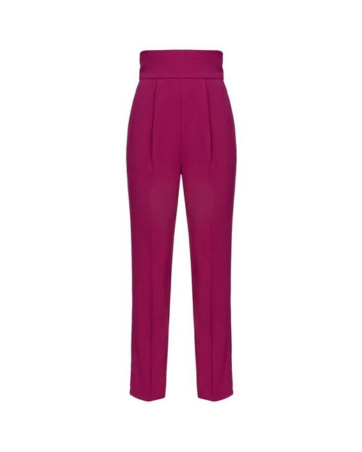 Pinko Red Purple Polyester Jeans & Pant