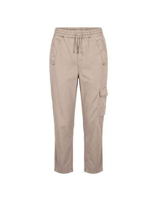Trussardi Natural Beige Lyocell Pants