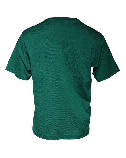 Dolce & Gabbana Green Cotton Tshirt for men