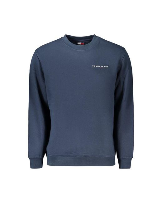 Tommy Hilfiger Blue Cotton Sweatshirt for men