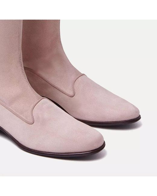 Charles Philip Pink Leather Boot