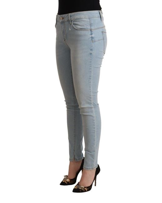 Liu Jo Blue Light Mid Waist Skinny Denim