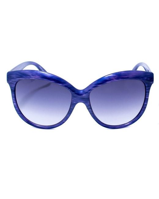 Italia Independent Blue Acetate Sunglasses