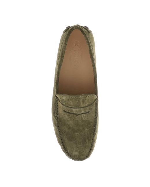 Tod's Green Gommino Loafers for men