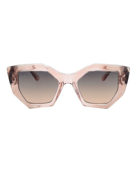 Guess Multicolor Pink Plastic Sunglasses