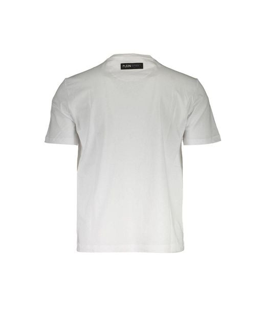 Philipp Plein Blue Cotton T-Shirt for men