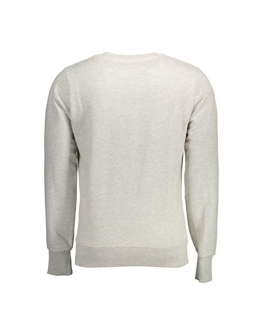 Superdry Gray Cotton Sweater for men