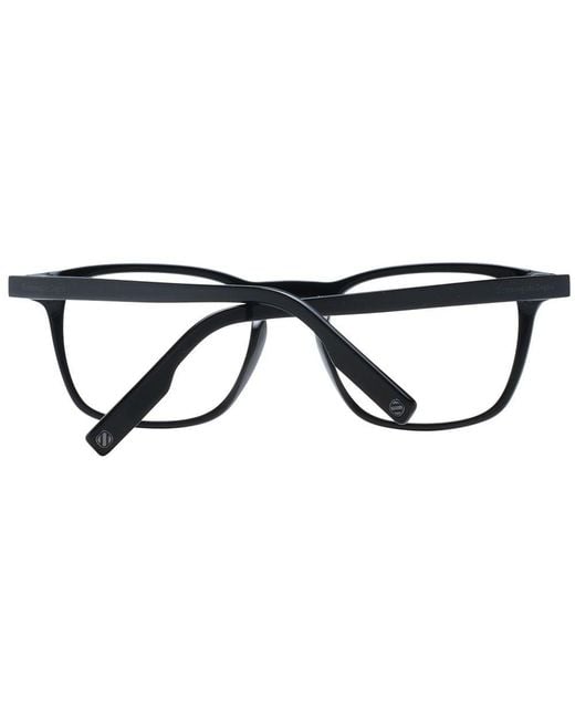 Zegna Black Plastic Glasses (Frames) for men
