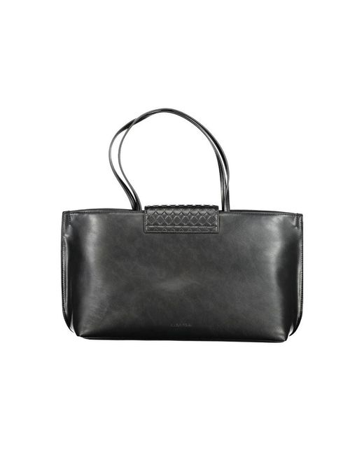 Calvin Klein Black Polyester Handbag