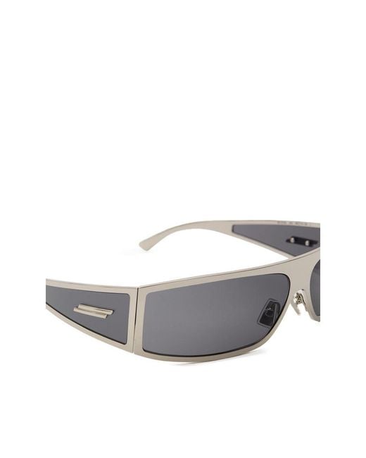 Bottega Veneta Gray Metal Sunglasses for men