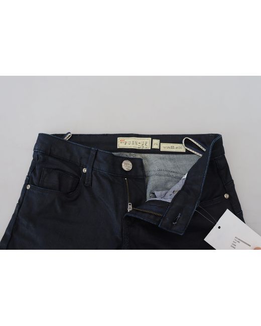 Acht Blue Chic Low Waist Skinny Denim Extravaganza