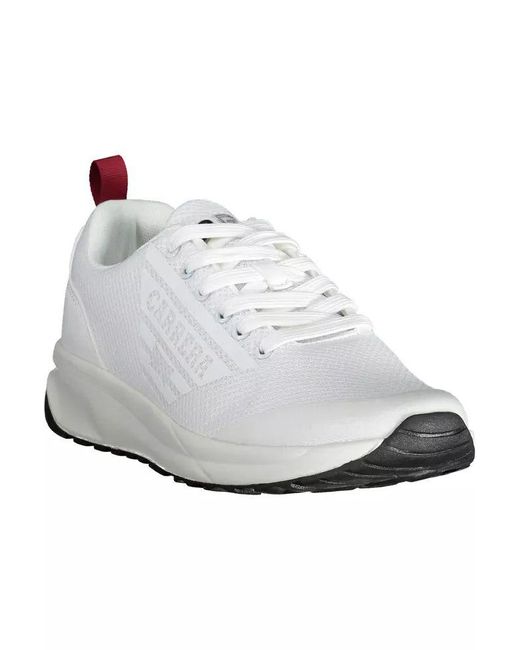Carrera White Polyester Sneaker for men