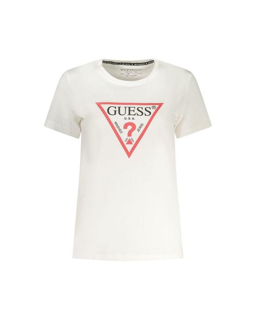 Guess White Bianco Cotton T