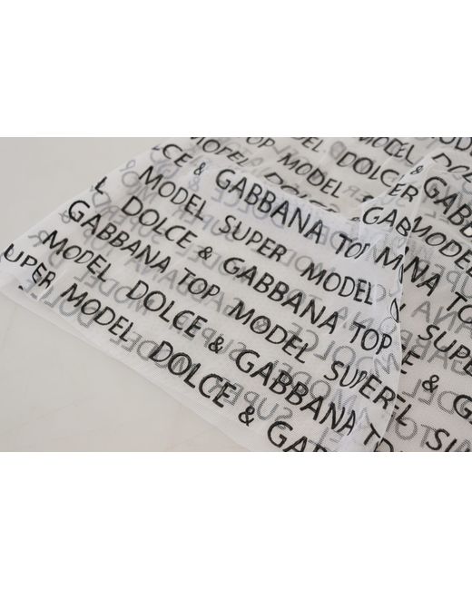 Dolce & Gabbana Black Mini Skirt Model Print