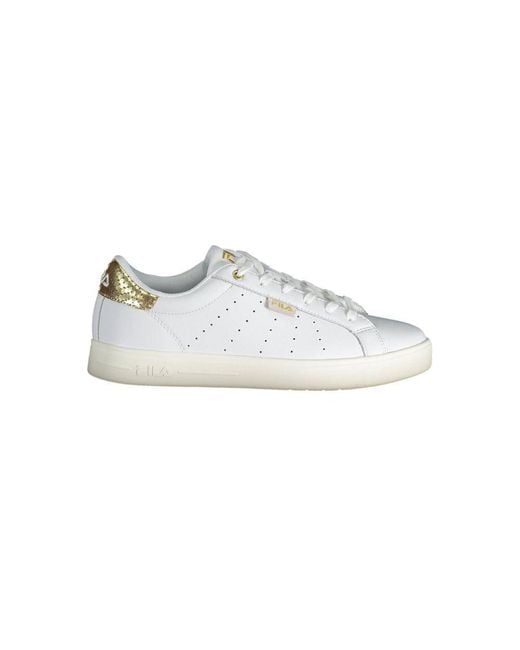 Fila White Leather Sneaker