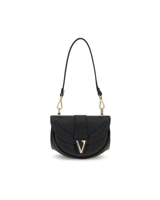 Versace Black Virtus Small Shoulder Bag for men