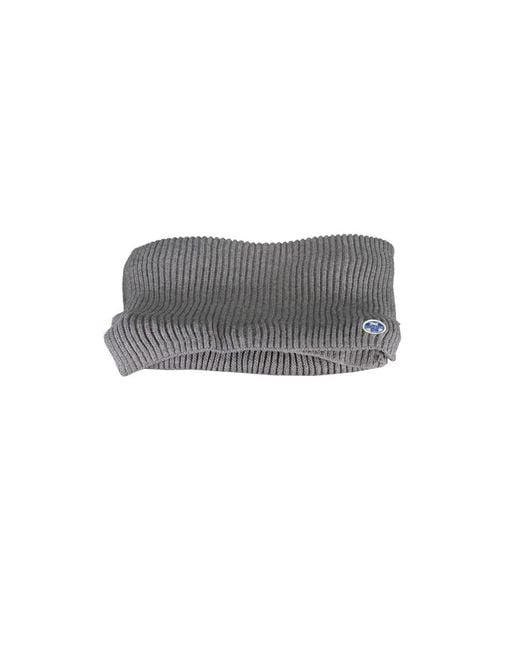 North Sails Gray Grigio Cotton Men Scarf for men