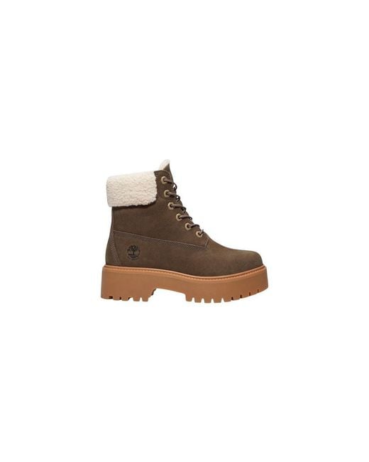 Timberland Brown Recycled Leather Lace