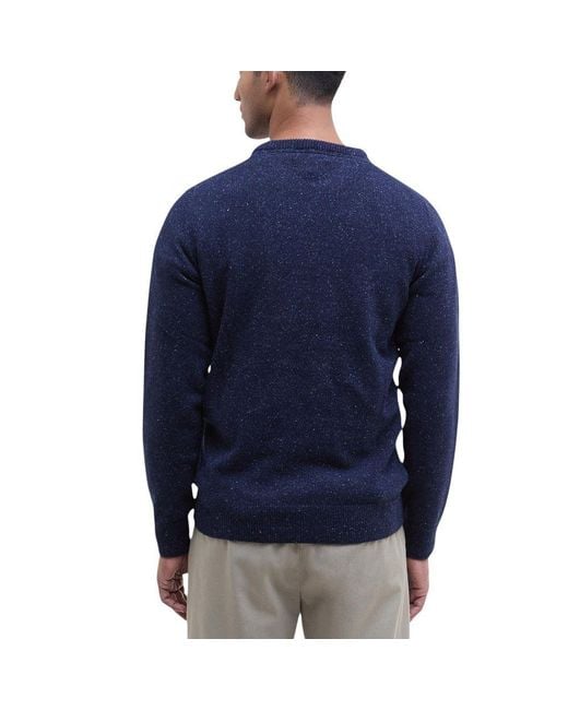 Barbour Blue Wool Sweatshirt for men