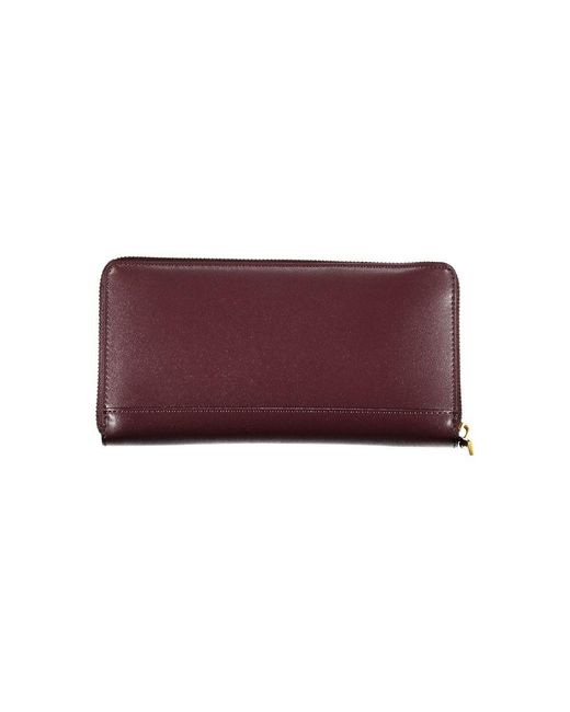 Guess Purple Elegant Triple Compartment Wallet