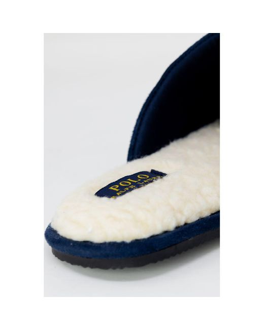 Ralph Lauren Blue Polyester Slippers for men