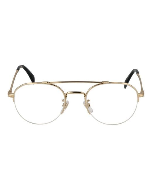 David Beckham Metallic Metal Glasses (Frames) for men
