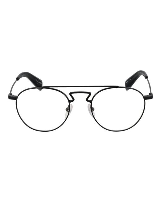 Yohji Yamamoto Brown Metal Glasses (Frames) for men