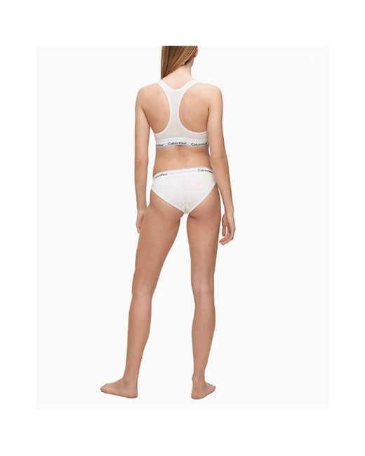 Calvin Klein White Cotton Pantie