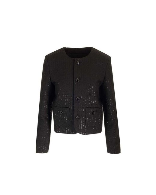 Céline Black Chelsea Sequin Detailed Jacket