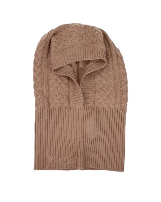 Max Mara Brown Cashmere Hat