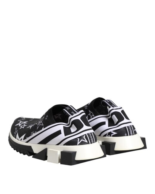 Dolce & Gabbana White Daymaster Sneakers Star Design for men