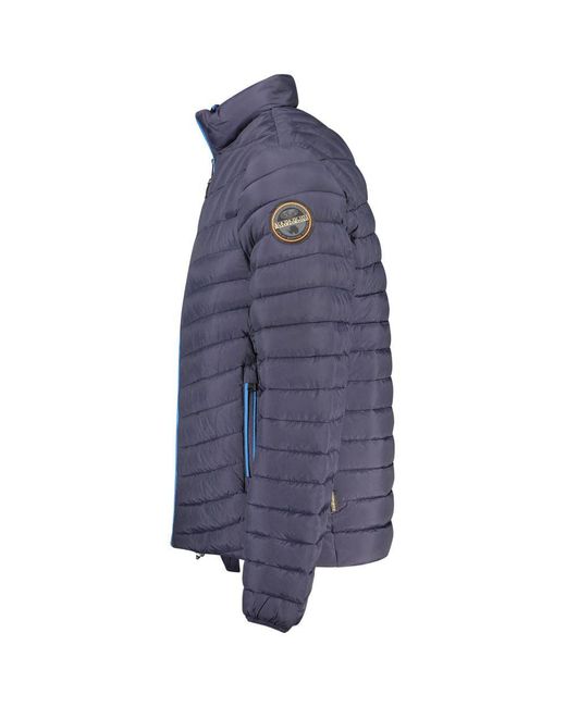 Napapijri Blue Polyamide Jacket for men