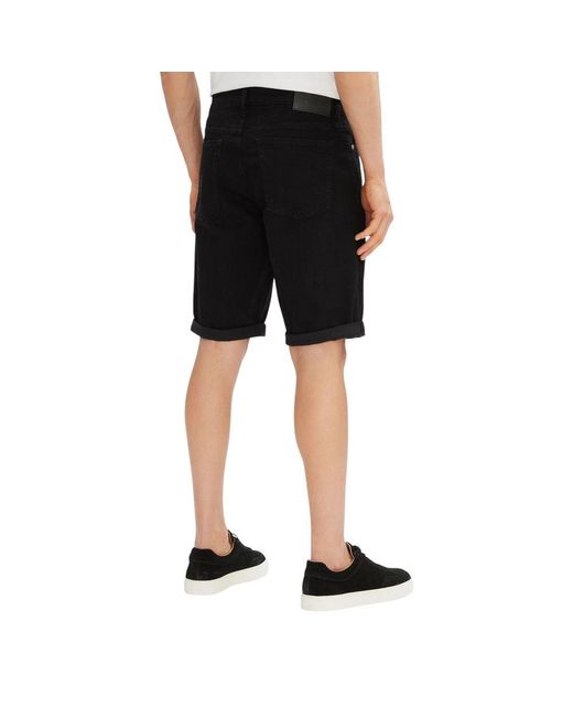 Calvin Klein Black Cotton Bermuda for men