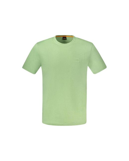 Boss Green Cotton T-Shirt for men