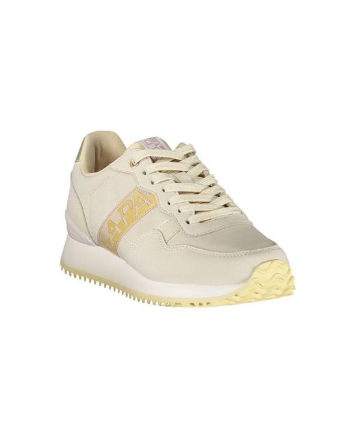 Napapijri Natural Pink Polyester 's Sneaker