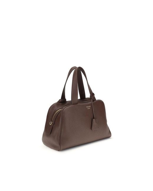 Prada Brown Leather Handbag