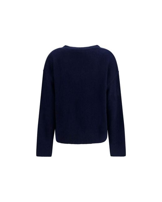 Lisa Yang Blue Cashmere Sweatshirt