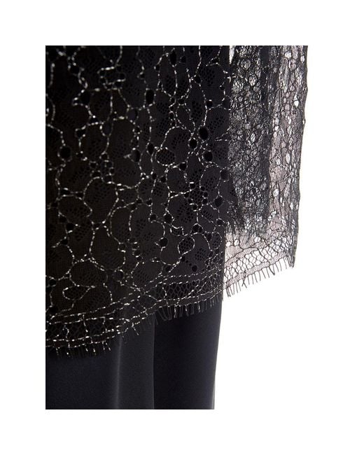Lardini Black Elegant Nylon Dres